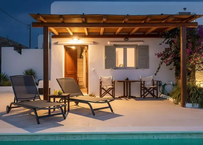 Premium Mykonian With Pool Сasa de vacaciones Ano Mera